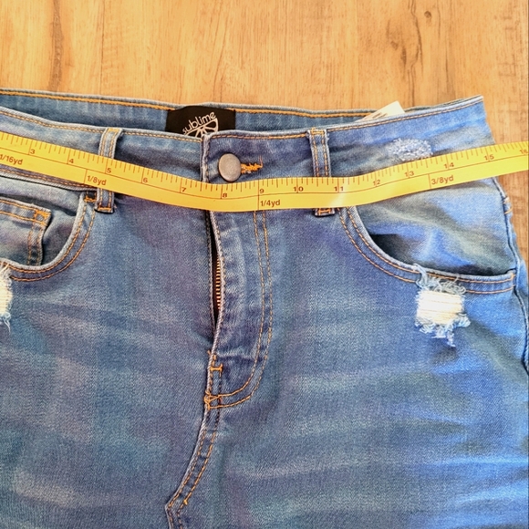 Denim Jean Skirt sz 8 - Picture 4 of 6
